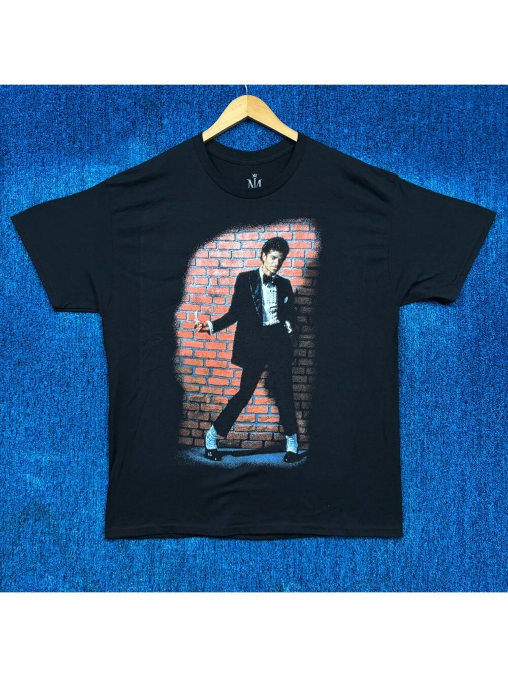 Michael Jackson Off The Wall Album Billie Jean Poster Tee XL